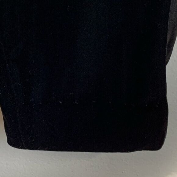 Belle Vere Women’s Medium Black Velour Satin Lounge Joggers Elastic Waist - Picture 4 of 11